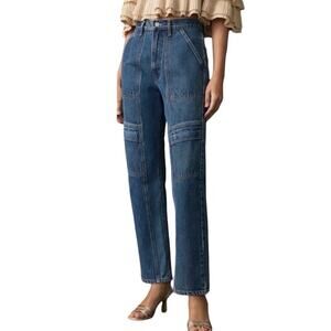 Agolde Women’s Plus Size Cooper Cargo Jeans Regulation Wash Size 34